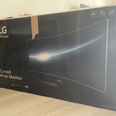 LG モニター ディスプレイ 34インチ 曲面ウルトラワイドの画像