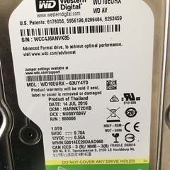 ハードディスクwd10eurxをお譲り下さい。