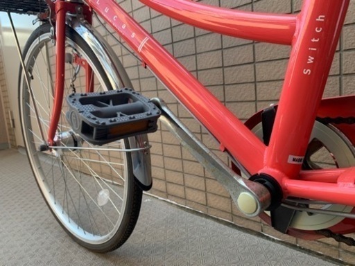 【★7月中に取りに来れる方¥10,000★】自転車　26インチ　美品　6段ギア　オートライト　防犯登録証あり