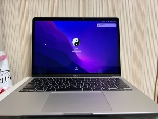 M1 Macbook Air 2020 256GB SSD 16GB RAM 8コアCPU 7コアGPU バッテリー100%