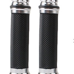 バイク グリップ ハンドル バイクグリップ ハンドルグリップ カスタムグリップ カバー アルミ 汎用 2本 左右セット アルミ　シグナス　アドレス　グロム　NMAX  の画像