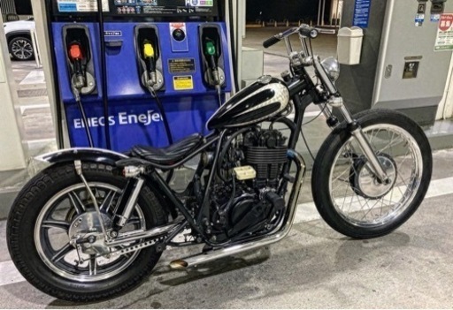 sr400 カスタム　チョッパー　ボバー　ジョッキーシフト