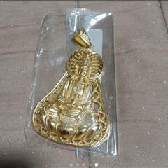 ▼≒j←←←M17-20　ゴールド 仏 グアニン 金メッキ真鍮 ペンダント ネックレス ヨーロッパ アクセサリ レトロ ファッション ジュエリー 3の画像