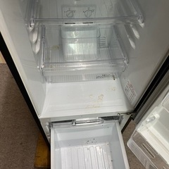 冷蔵庫 シール、汚れありの画像
