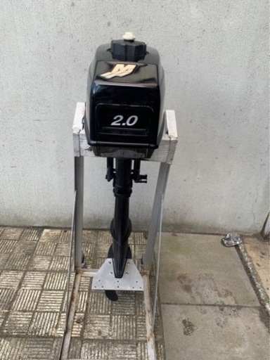 マーキュリー2馬力船外機2スト。値下げしました。