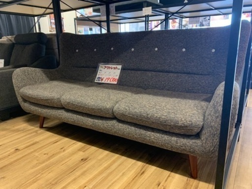 1本限定　３人掛けソファ　3Pソファ　布製