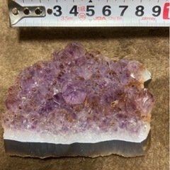 キラキラハイパワー最高の浄化や魔よけなどにアメジスト 天然石 パワーストーン 紫水晶 置物 2月 魔除け ウォッチの画像