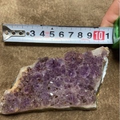 キラキラハイパワー最高の浄化や魔よけなどにアメジスト 天然石 パワーストーン 紫水晶 置物 2月 魔除け ウォッチの画像