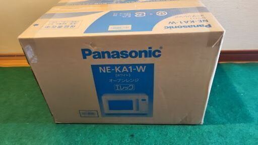 激安 パナソニック 電子レンジ 16L ホワイト NE-KA1-W  未開封 新品 箱凹み 傷有 メーカー保障有