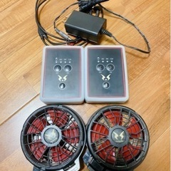 風神　空調セットバッテリー2つ