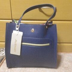 未使用　ブルーのバック