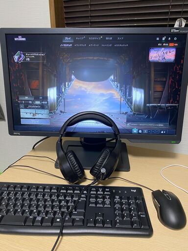 GALLERIA XV ゲーミングPCと BENQ XL2411P のゲーミングモニターセット