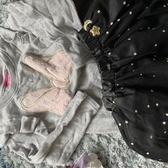 女の子100センチ　長袖（冬服）セット売りの画像