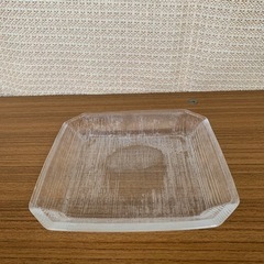 ガラス皿6枚組(1辺14cm 深さ2cm) 未使用品の画像