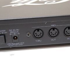 ジャンク Roland 音源モジュール MT-32 ブラック MIDI ローランド 通電