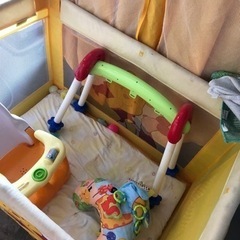 プーさん　5年ほど保管　ベビーベッドの画像