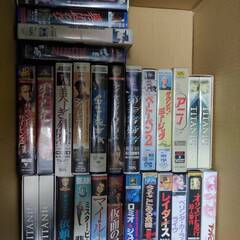 大量ビデオテープ VHS55本セットまとめ売り 洋画メイン ジャンク