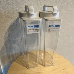 無印　アクリル冷水筒　2つセット　ピッチャーの画像