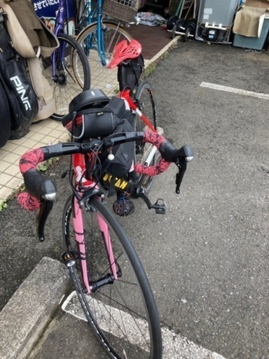 ◼️【現状品】改造ロードバイク SHIMANO 105 ICAN カーボン ロードバイク  自転車