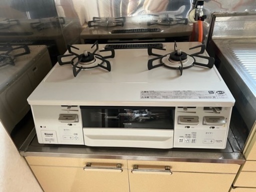 (ほぼ未使用)リンナイ ガスコンロ グリル付ガステーブル