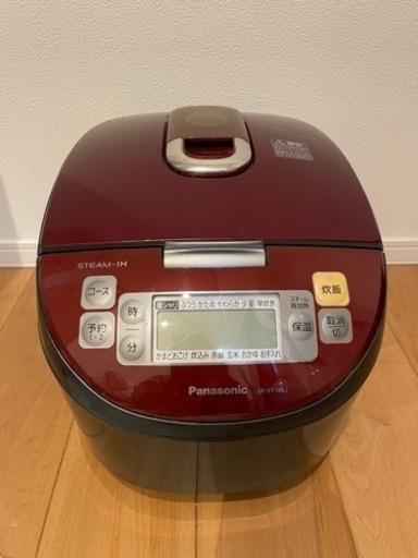 (交渉中)Panasonic 炊飯器10合炊き　SR-SY186J  STEAM-IH