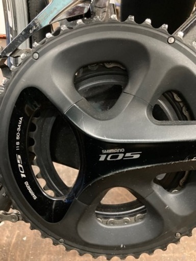 ◼️【現状品】改造ロードバイク SHIMANO 105 ICAN カーボン ロードバイク  自転車