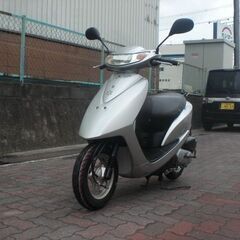  AF62 ディオ シルバー サイドスタンド付き 前・後タイヤ/...