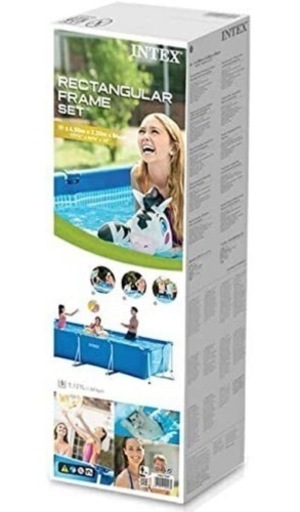 今週末限定値下げです。早い者勝ちです！　インテックス　フレームプール　カバー付き　新品　4.5×2.2