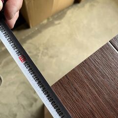 【お話中】クッションフロアの余りいりませんか？275cm×45cmブラウン系。の画像