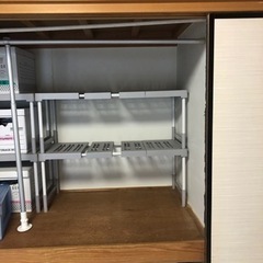押入れ収納棚(2個セット)の画像