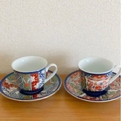 ☆有田焼 カップ&ソーサー2客　
