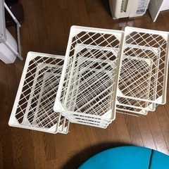 スタッキング 棚 収納 グッズ 10個セットの画像