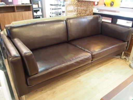 IKEA レザーソファ
