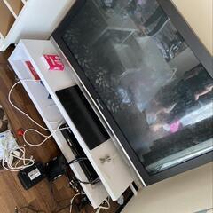 パナソニック５０インチテレビ、テレビ台セット、洗濯機