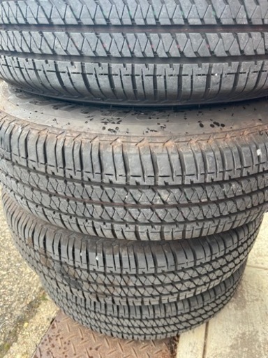 ブリヂストン　195/80/R15  HTタイヤ　ホイール付き　4本