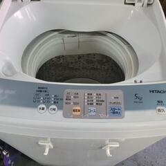 【格安】HITACHI　全自動洗濯機　5.0kg　動作OKの画像