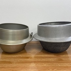 釜　中古品　古道具　米炊き　ジャンク扱い