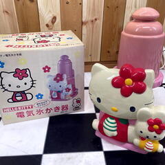 ドウシシャ　HELLO KITTY 電気かき氷器　DIS-113...