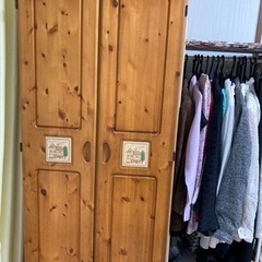木製クローゼット(59✖️178✖️59)