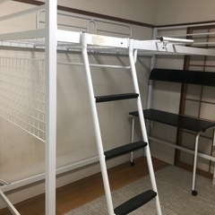 【ニトリ】ロフトベッドデスク付き
