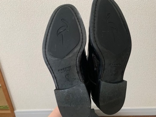 HARRYS OF LONDON メンズサイズ40 パテントレザー オックスフォードシューズ