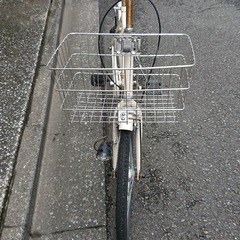 無印良品 20インチコンパクト自転車 オフホワイトの画像