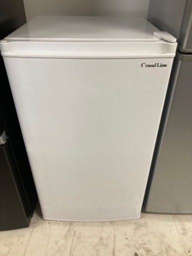 ★【中古品】ヒビあり 2019年製Grand-Line AFR-60L0WH  1ドア冷凍庫