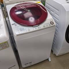 ⭐️穴なしサイクロン⭐️SHARP 8/4.5kg 洗濯乾燥機 ES-TX840 シャープ 2015年式 0714-01
