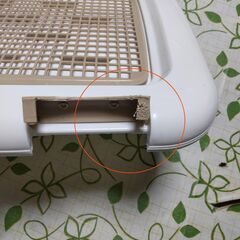 トイレトレー（未使用中古品）あげます。※実際にワンちゃんを飼っている方の画像