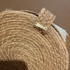 無料！タッセルストローバッグ👝2点セットの画像