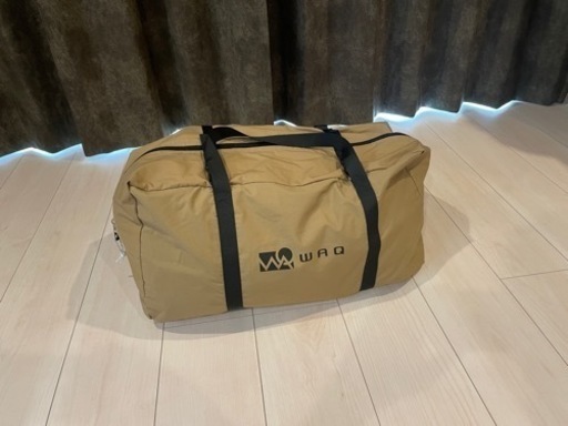 WAQ Alpha TC +二又化ポール ソロ用 ワンポールテント T/C