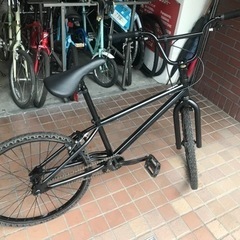 24インチ　BMX風　ノーパンクタイヤ　ブラックの画像