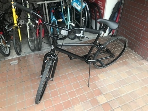 24インチ　BMX風　ノーパンクタイヤ　ブラック