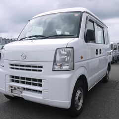 (ID4471)軽バン専門店在庫100台　２７万円　マツダ　スクラムバン　車検２年付　平成２６年式　諸費用込３３０,０００円の画像